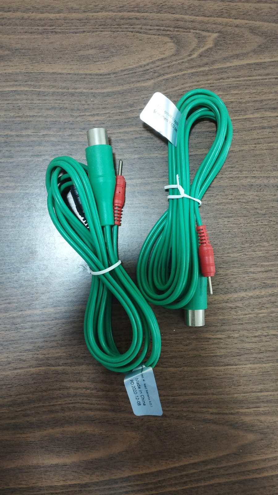 كابل توصيل أقطاب العلاج الطبيعي ثنائي المخرج - عالي الجودة